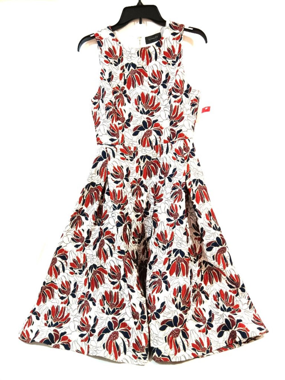 Gracia Midi Dress Size S (Fits 4-6) Women Sundress Sleeveless Floral NWT